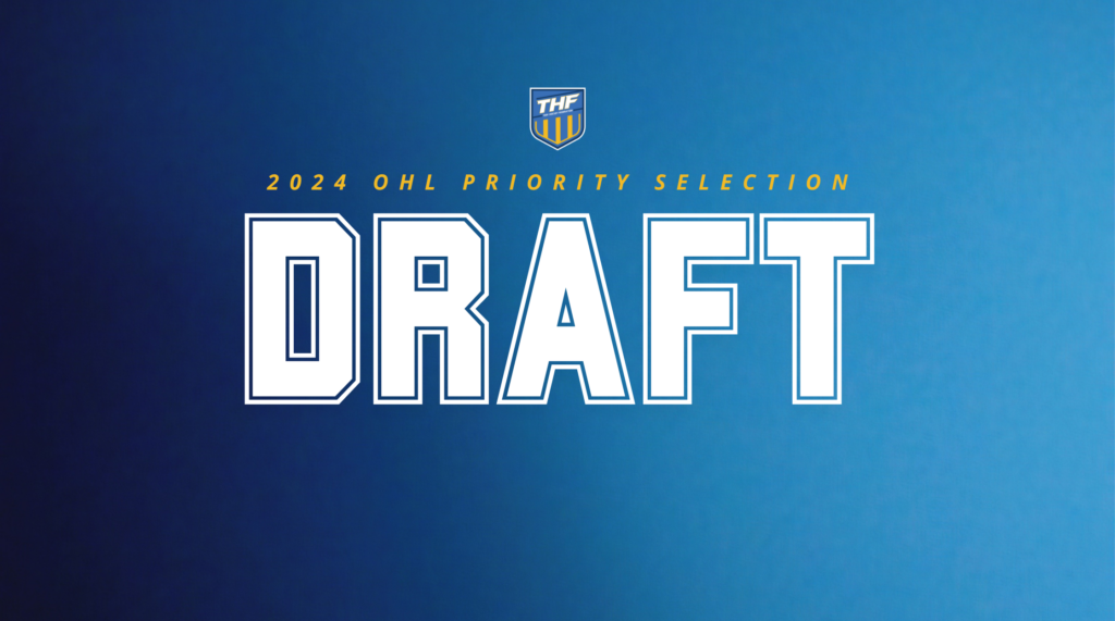 Three THF Players Selected in OHL Priority Draft Tier 1 Hockey