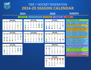 2024-25 THF Season Calendar 8.2